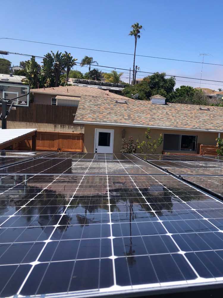 Solar Panel Cleaning After 3 min